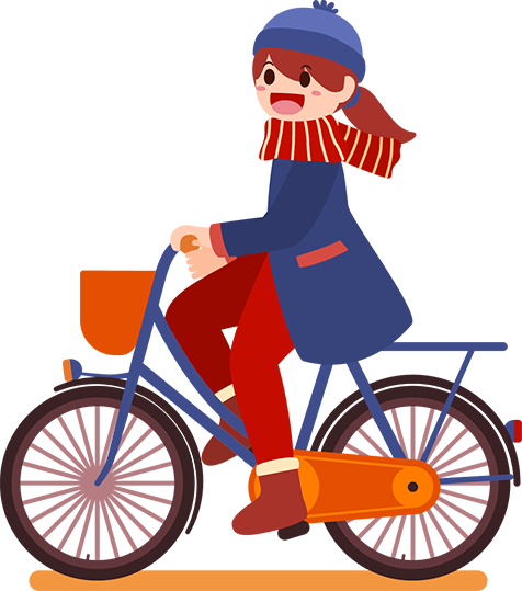walking girl